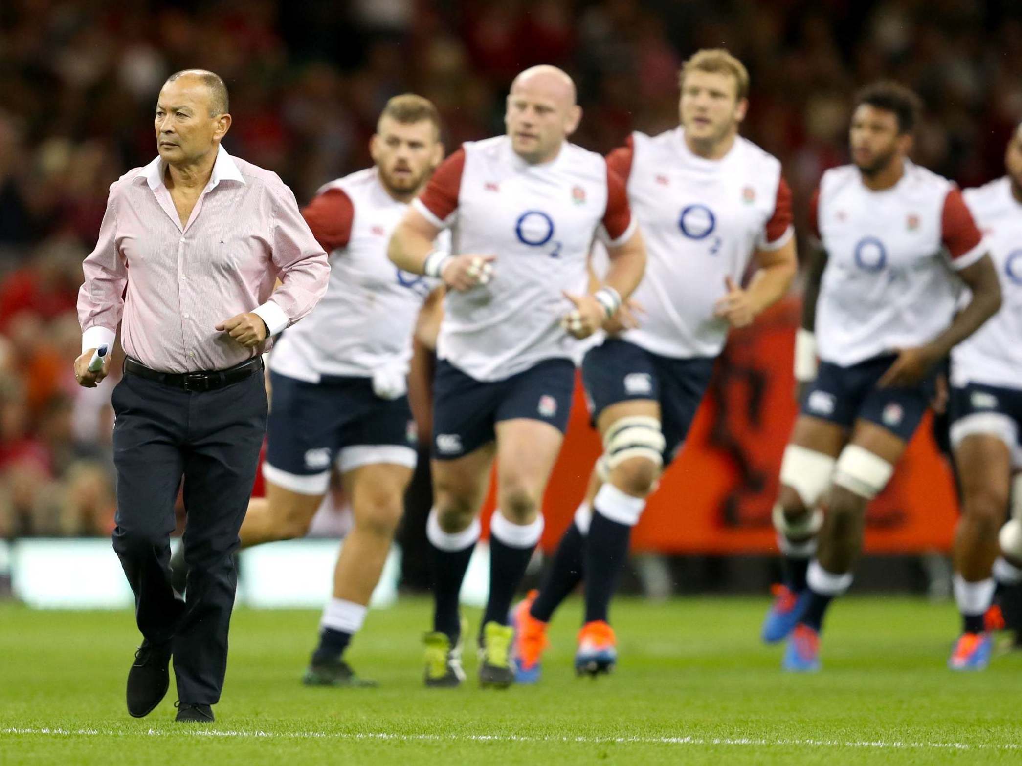 Eddie Jones is yet to give away Engand’s World Cup gameplan