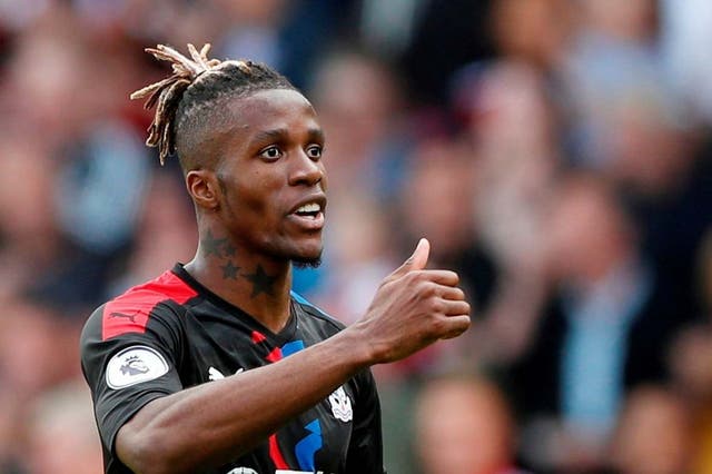 Wilfried Zaha's summer transfer dispute looks to have had an effect on Palace