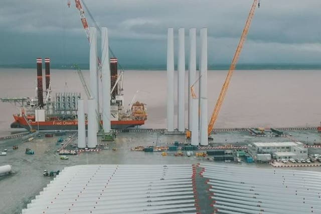 Hornsea offshore wind farm is one of the biggest in the world