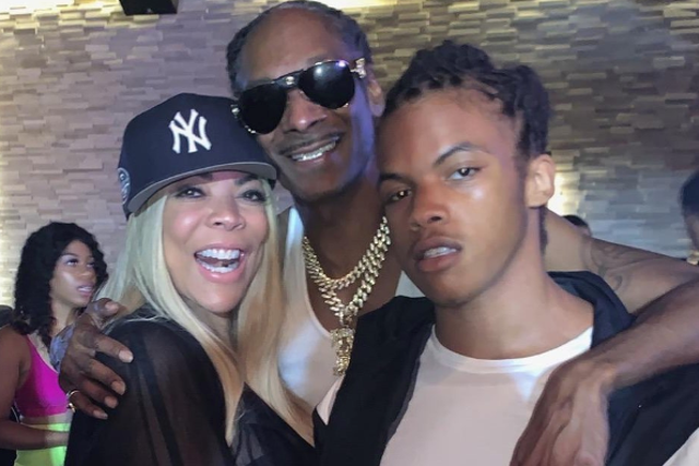 Wendy Williams with Snoop Dogg and her son Kevin Jr