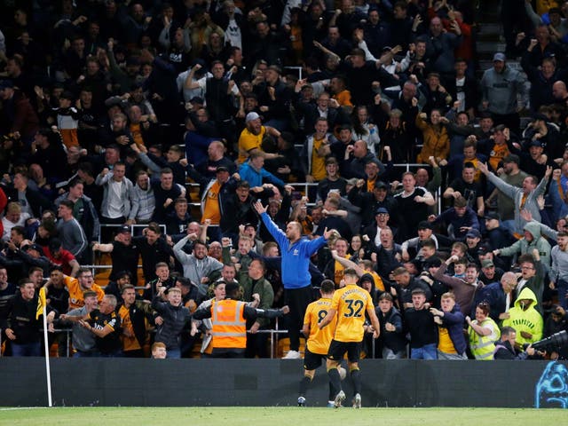 Wolves fans were unhappy with a second VAR review in as many games during the draw with Manchester United