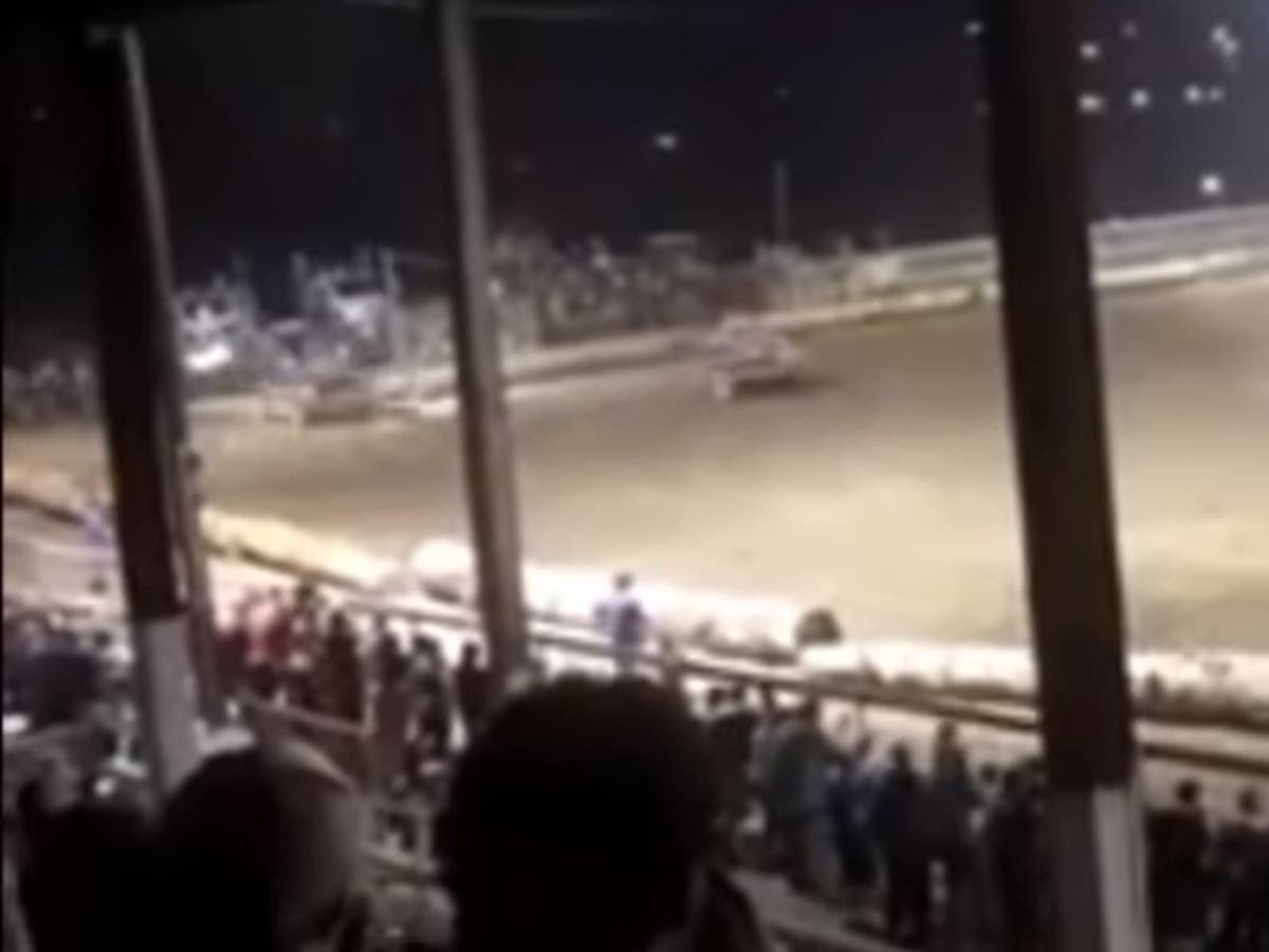 Demolition derby accident kills woman after car flies into crowd The