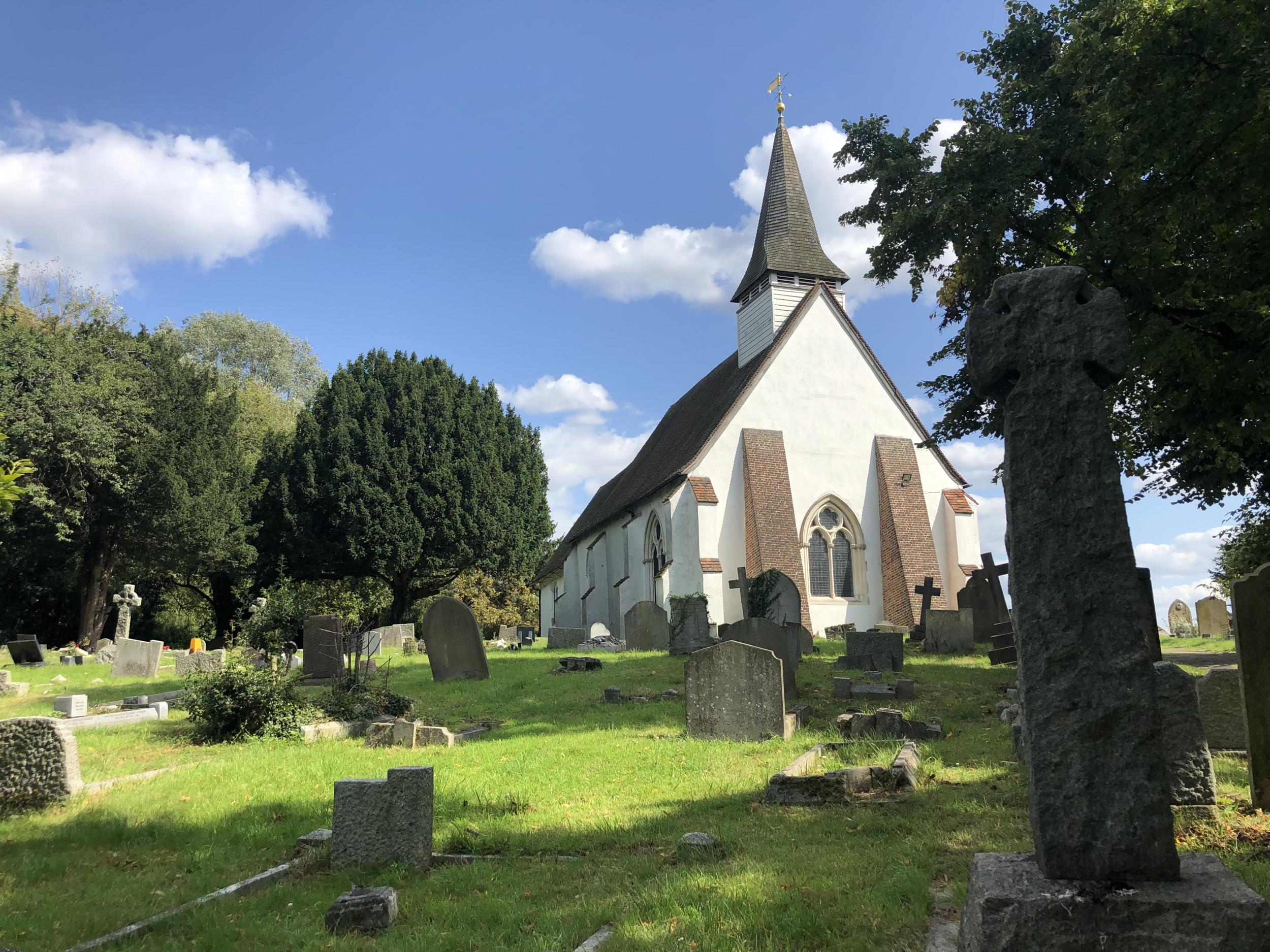 Country idyll: St Mary's, ‘the Church on the Hill’ in Northolt