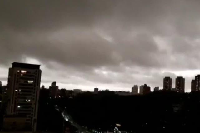 Sao Paulo is plunged into darkness in middle of the afternoon