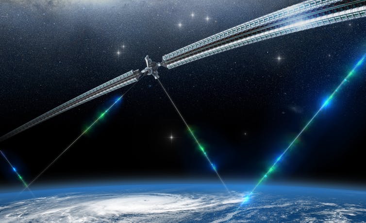 Once installed, the orbital ring could transport people across the world in under an hour