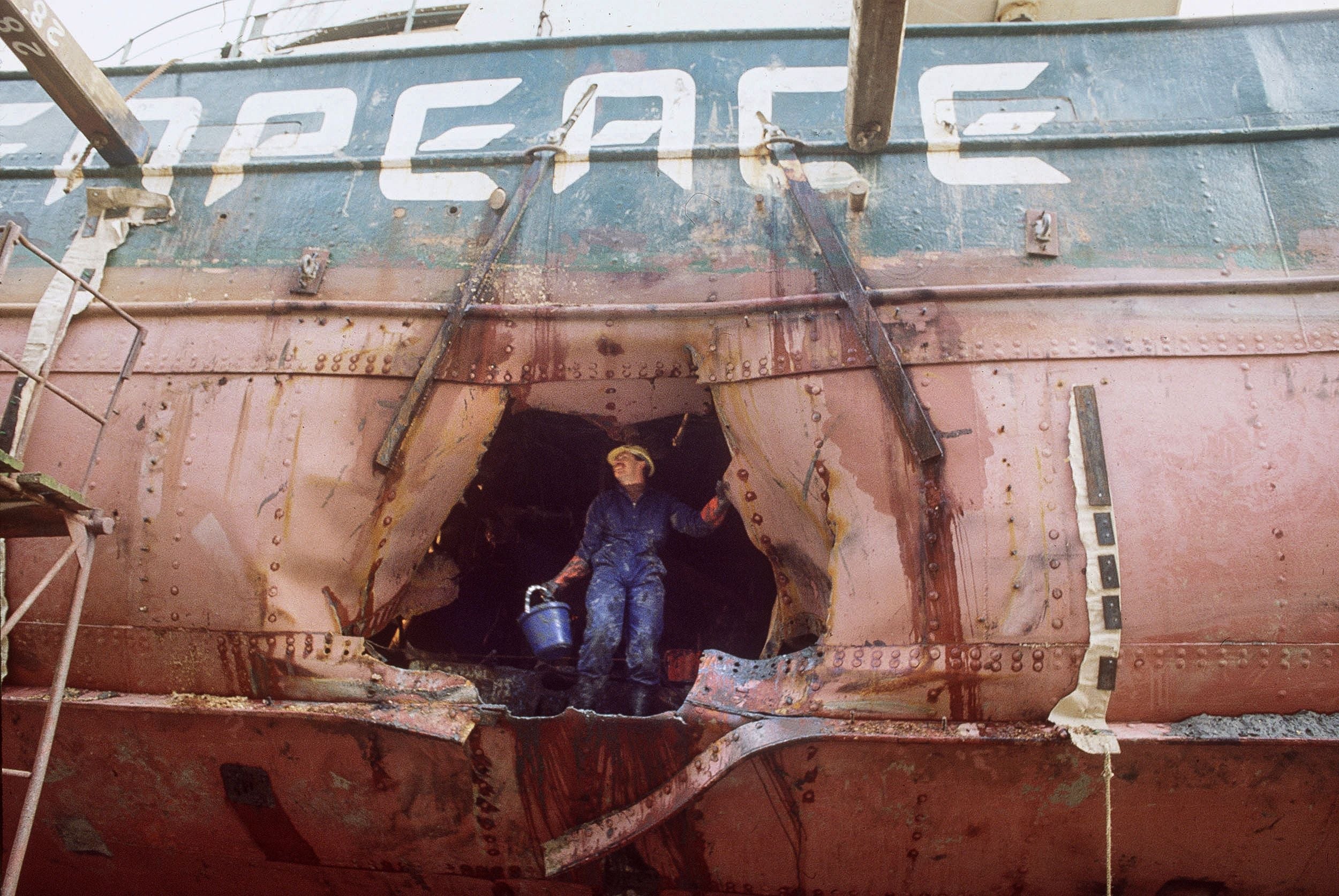 The Rainbow Warrior was bombed by French intelligence agents in 1985