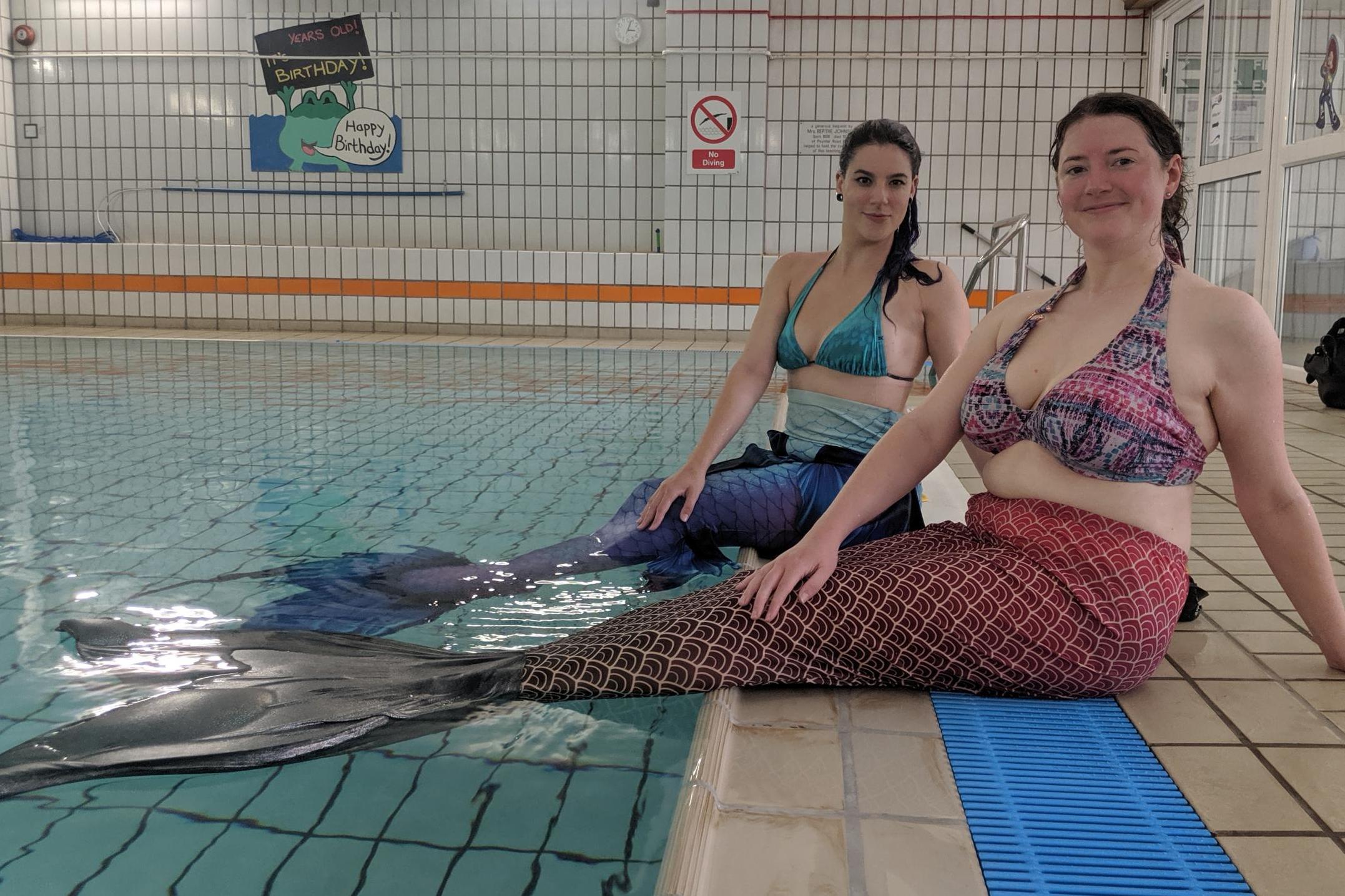 Being a mermaid on dry land can feel pretty uncomfortable