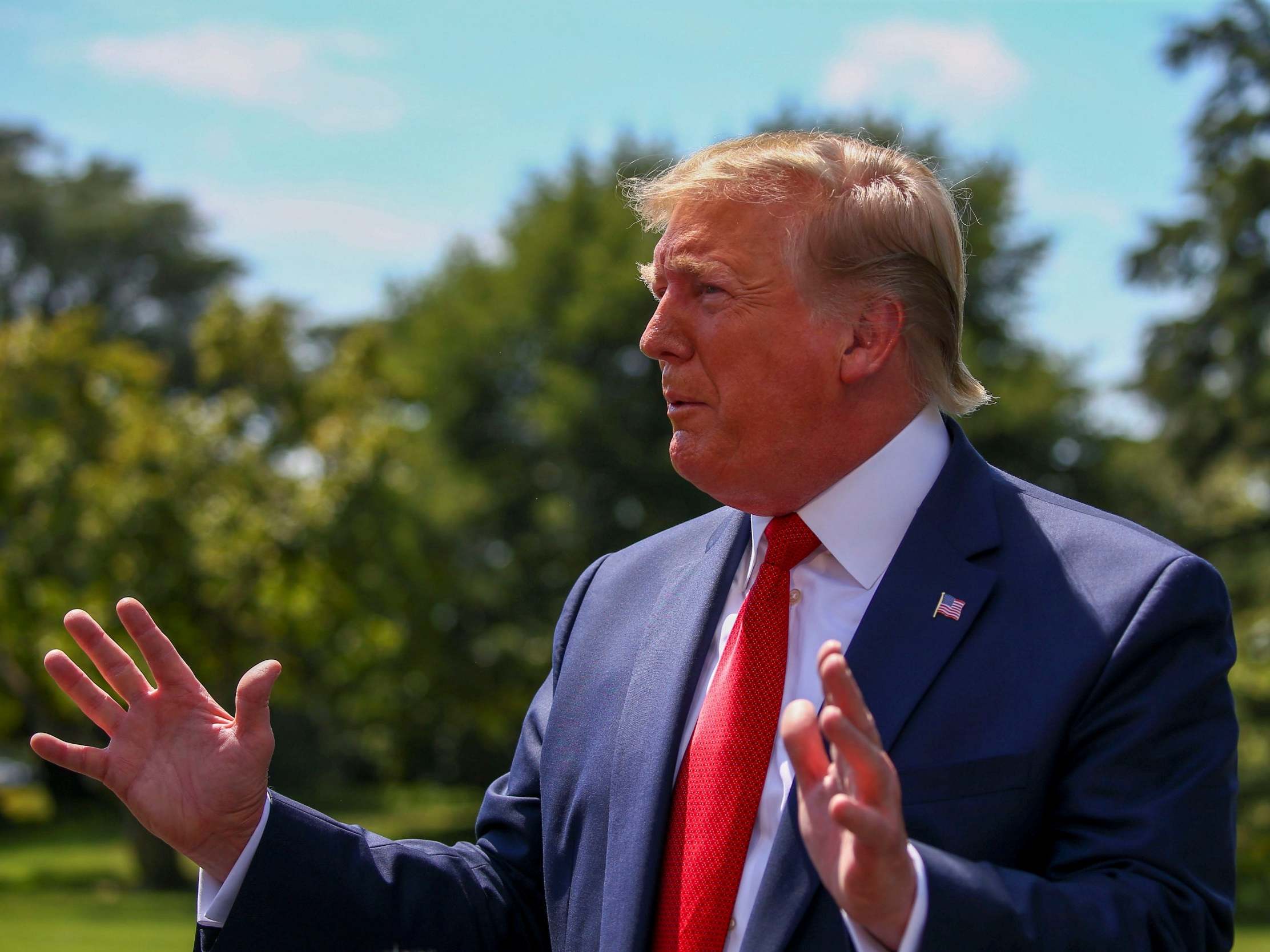 Trump says 'I am the chosen one' in tirade over looming recession and China trade war