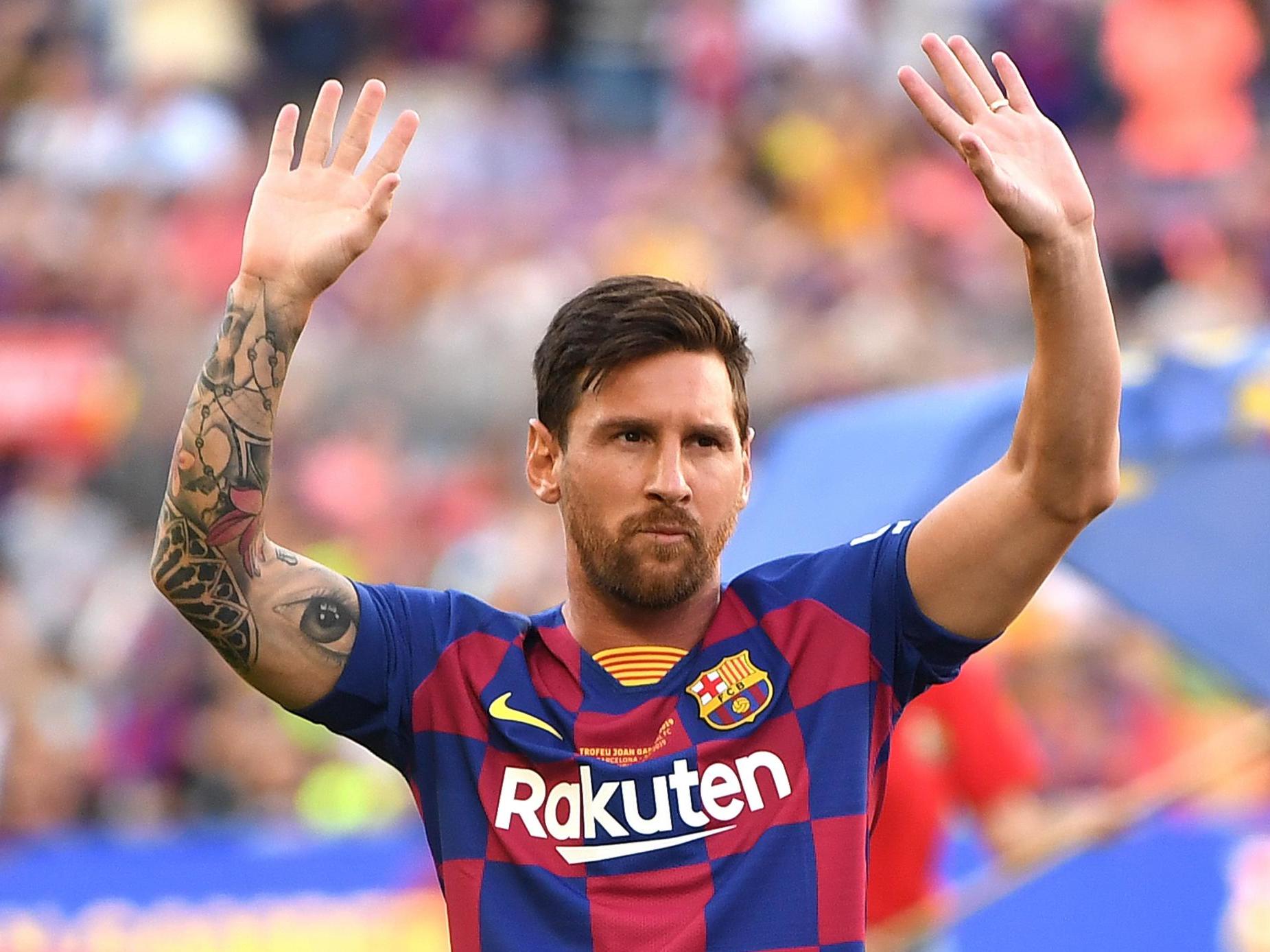 Messi is set to return for Barcelona on Sunday