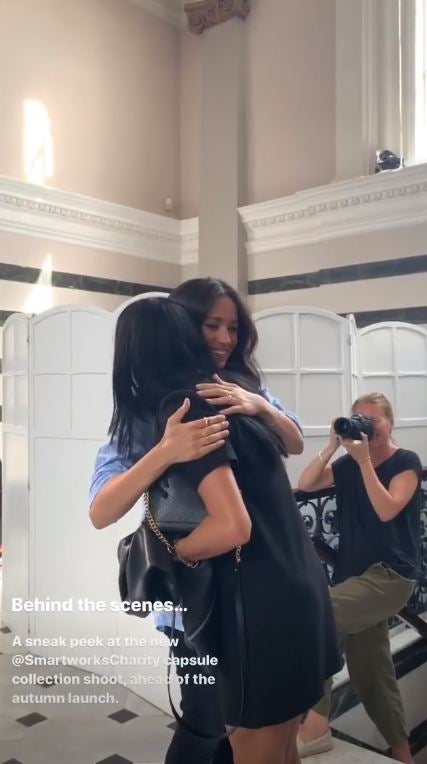 Meghan Markle shares behind-the-scenes video from clothing line photo shoot on Instagram