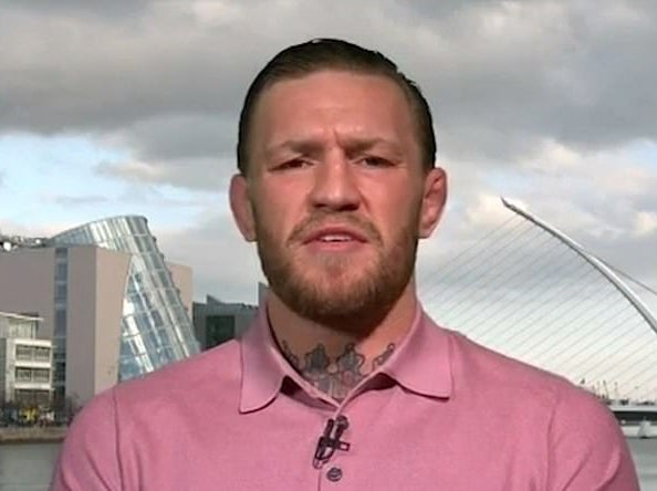 Conor mcgregor pink clearance shirt