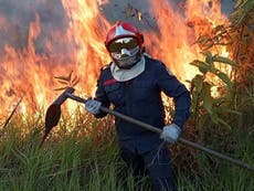 Amazon rainforest fires: Jair Bolsonaro sends in army to put out blaze