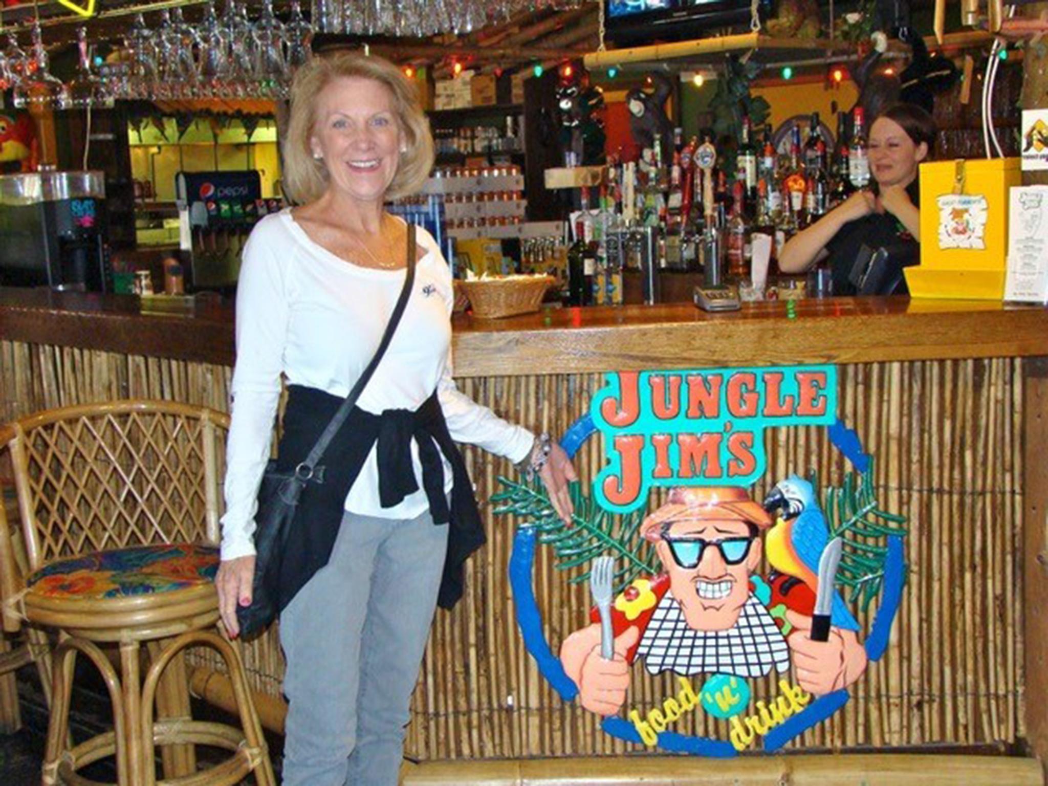 Jungle Jim’s, where Bass ate every meal for five days (Beverley Bass/American Airlines)