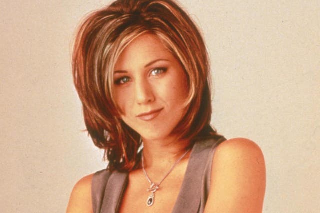 Jennifer Aniston as Rachel in Friends, circa 1995.