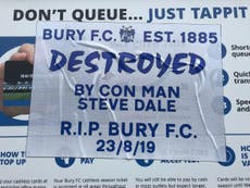 Bury on the brink: A day in the life of a dying football club