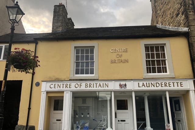 Middle ground: the Centre of Britain Launderette in Haltwhistle