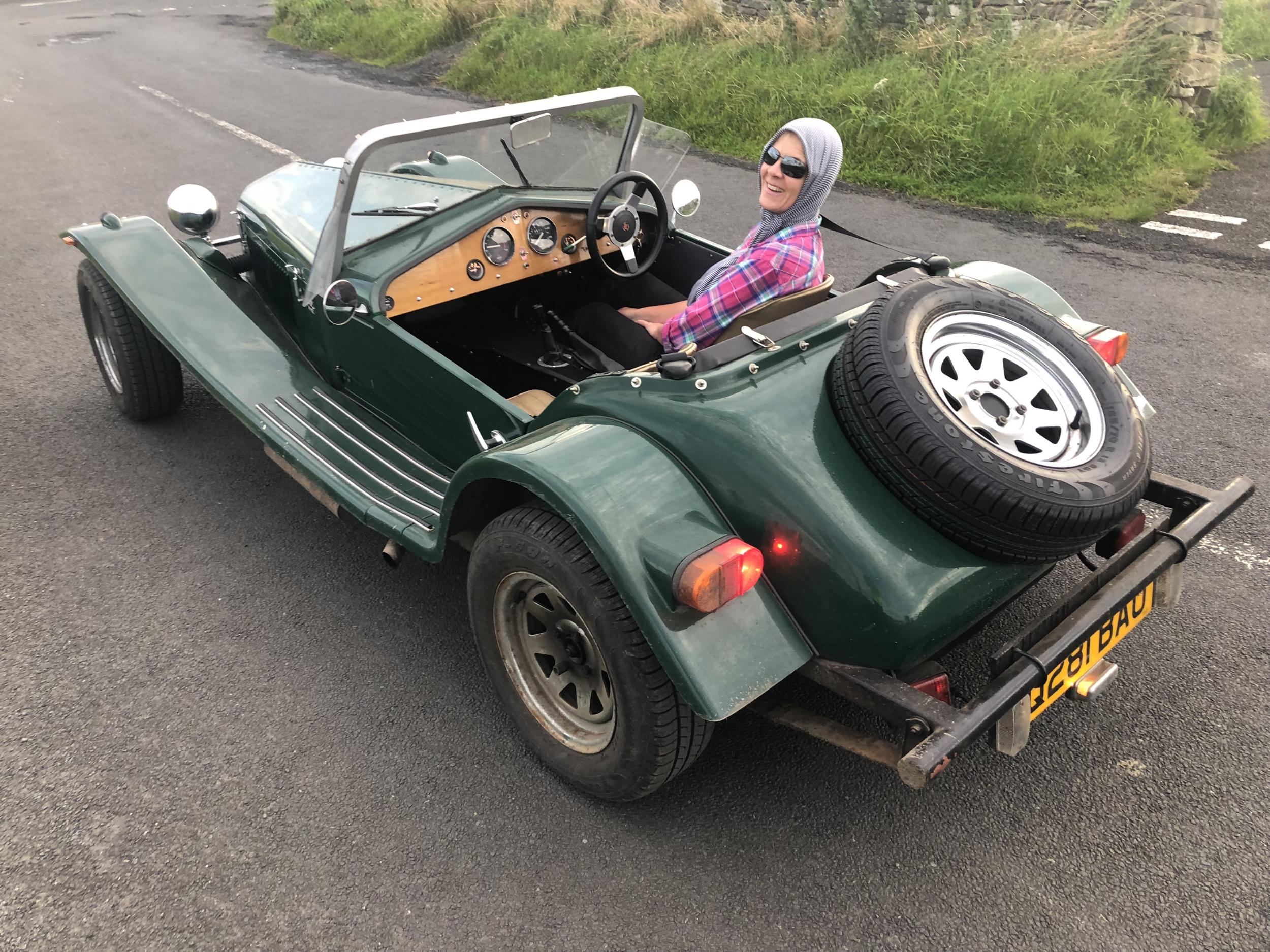 Open top: a 1970s Marlin sports car in Northumberland