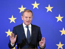 Donald Tusk launches scathing attack on Trump and Johnson