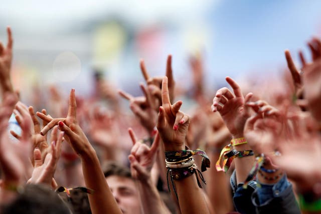 Fans soak up the atmosphere at the Main Stage during Reading Festival 2012