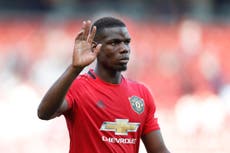 ‘POGBA OUT’ graffitied on sign at United training ground