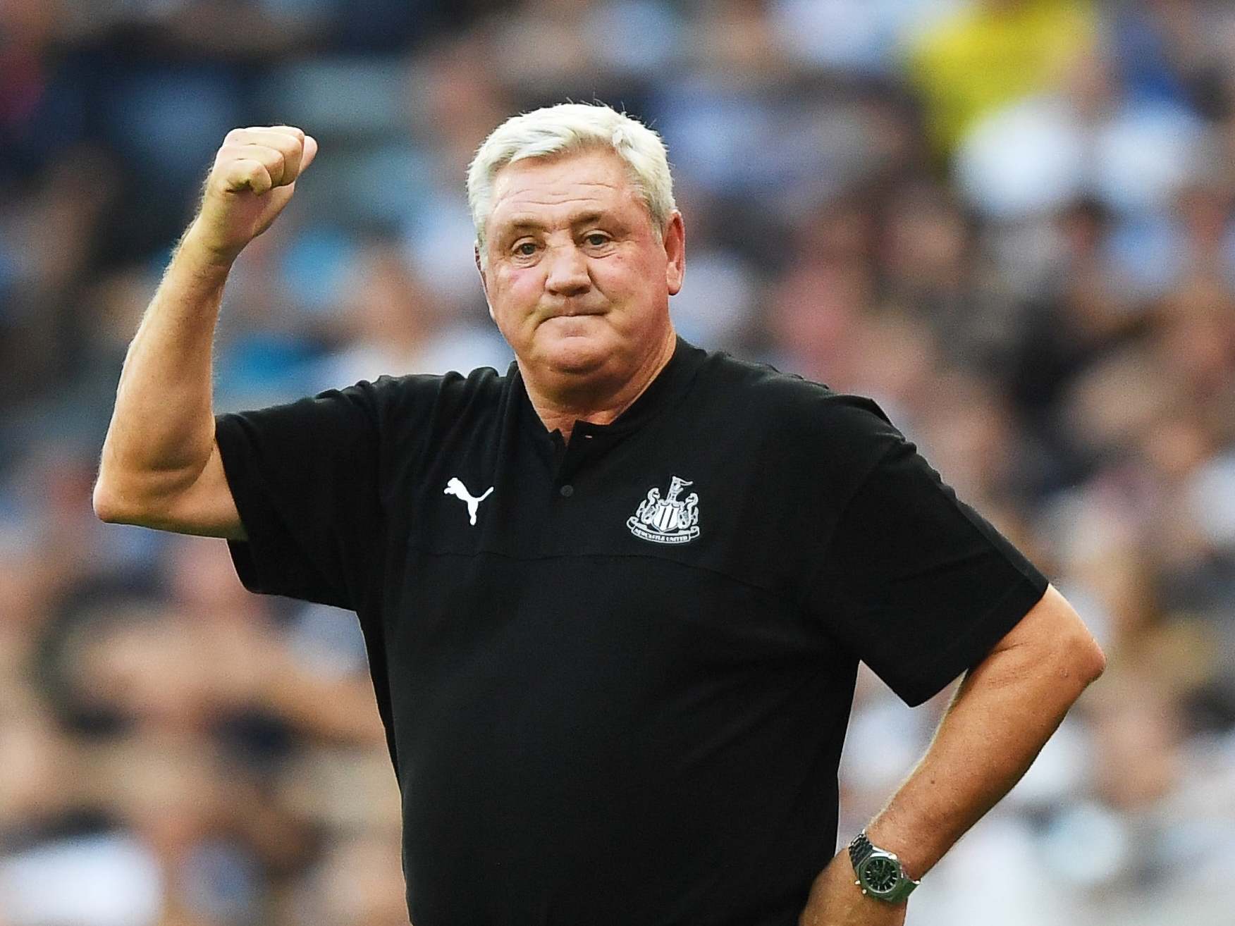 Steve Bruce boosted his hopes of keeping Newcastle up
