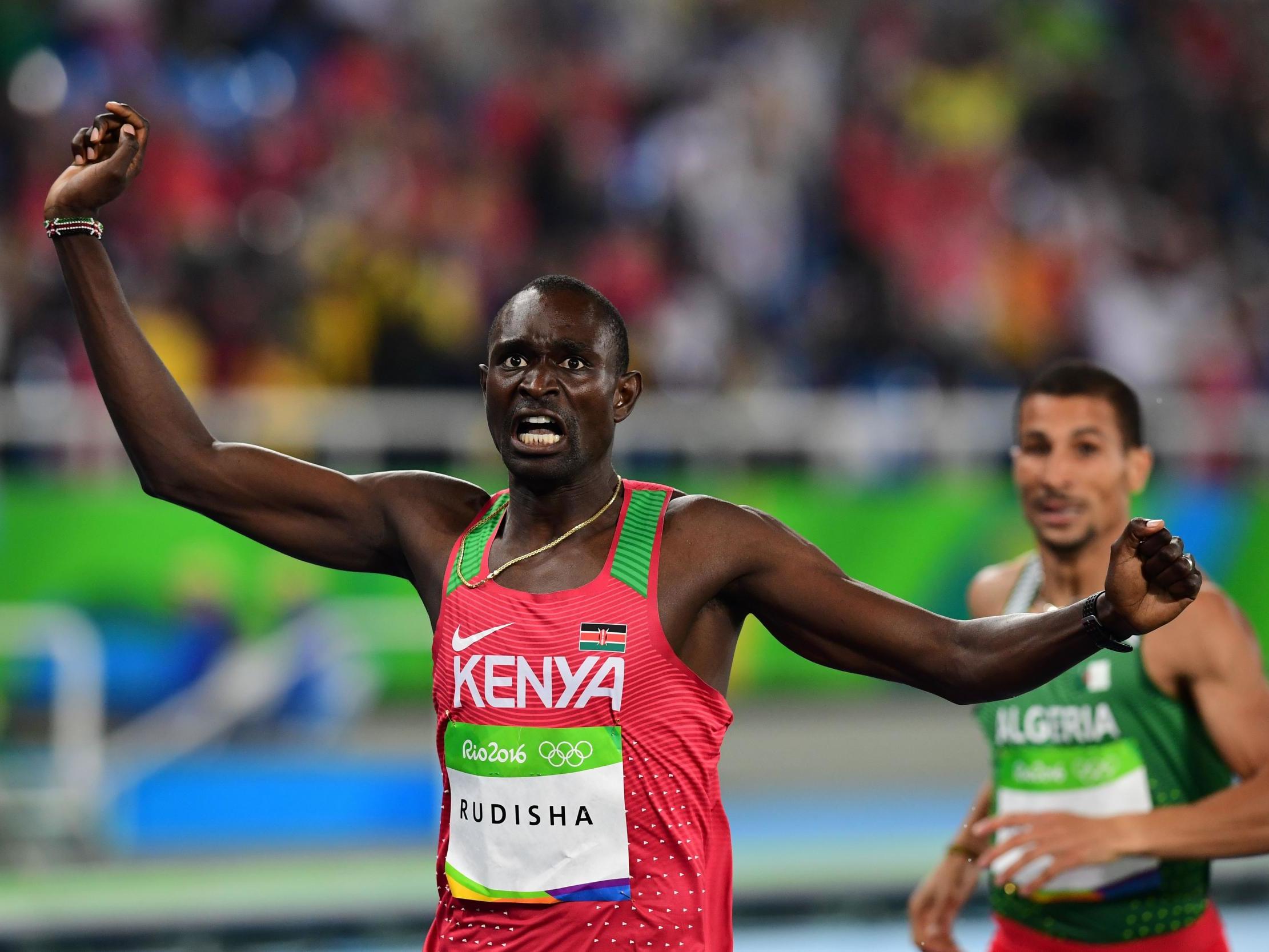 David Rudisha Olympic champion and 800m world record…