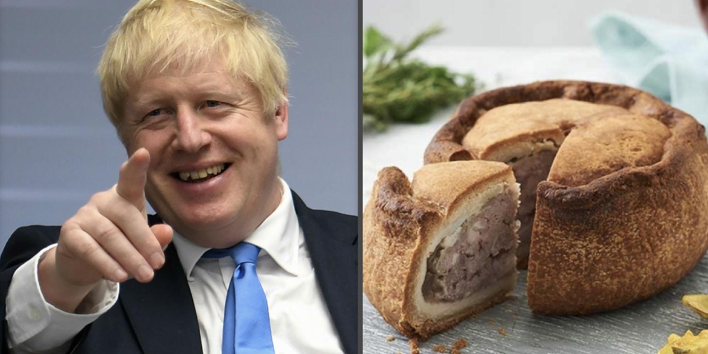 Boris Johnson is arguing with a porkpie maker over his trade deal