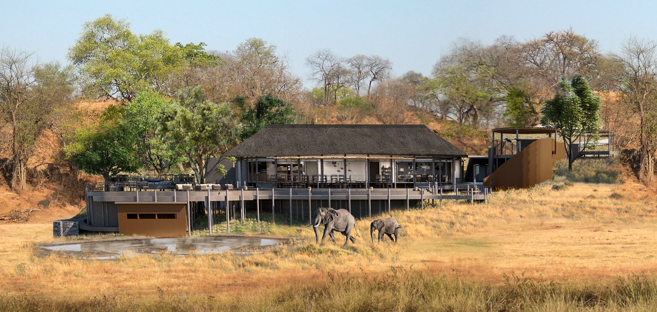 Spot elephants at Puka Zambia