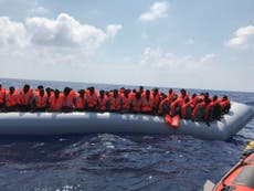 Dozens of refugees feared dead as Europe-bound boat capsizes off Libya