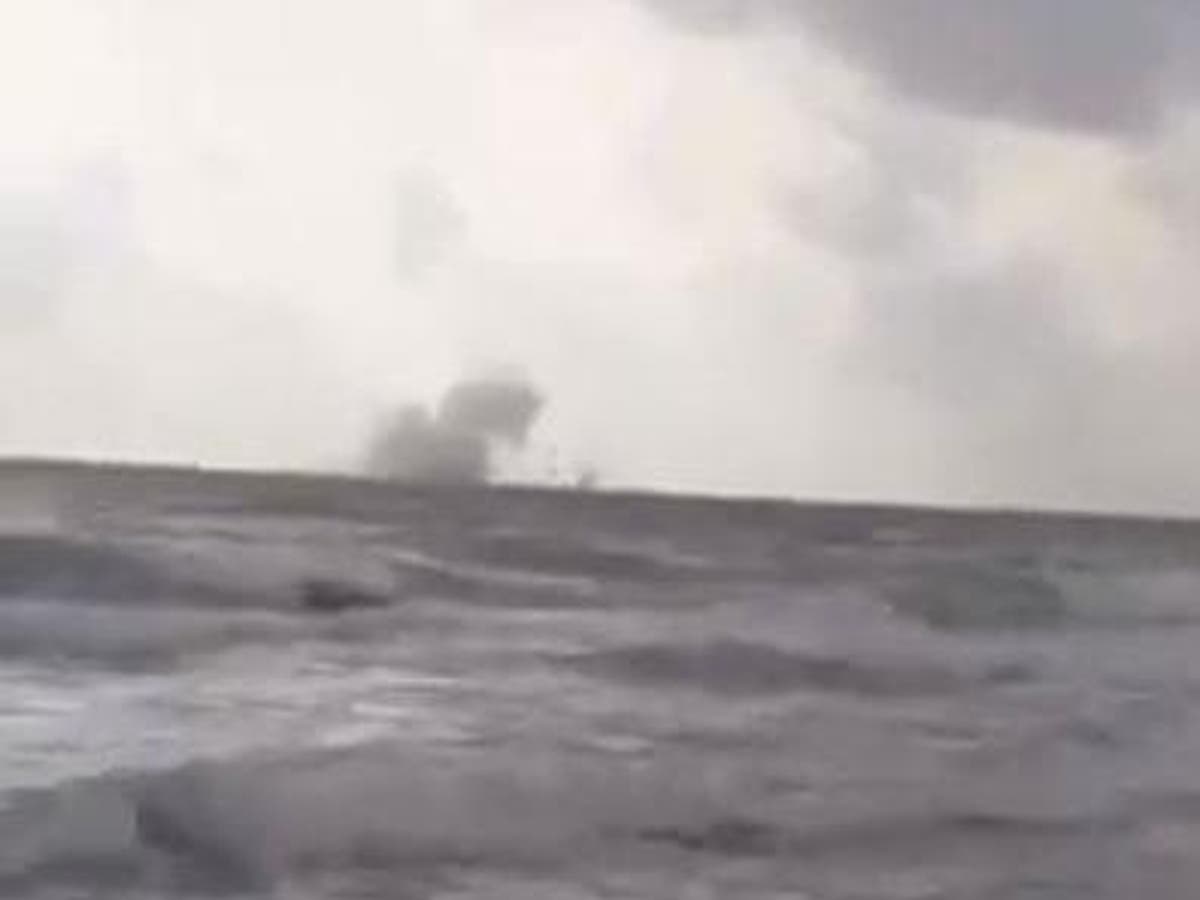 Spain plane crash: Pilot dead after military aircraft crashes into sea ...