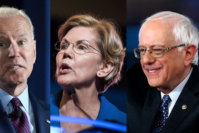 The top three polling candidates are unlikely to attack each other too fiercely now they've got this far