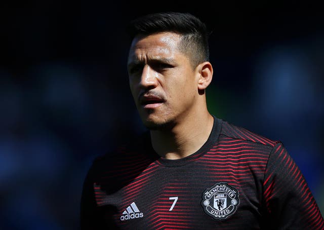 Manchester United forward Alexis Sanchez