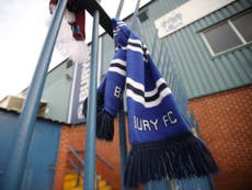 Premier League clubs stay silent as tributes pour in for Bury’s plight