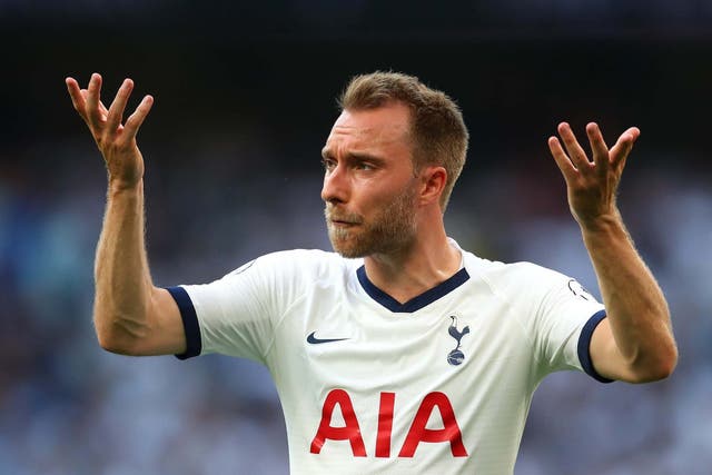 Christian Eriksen came off the bench against Newcastle