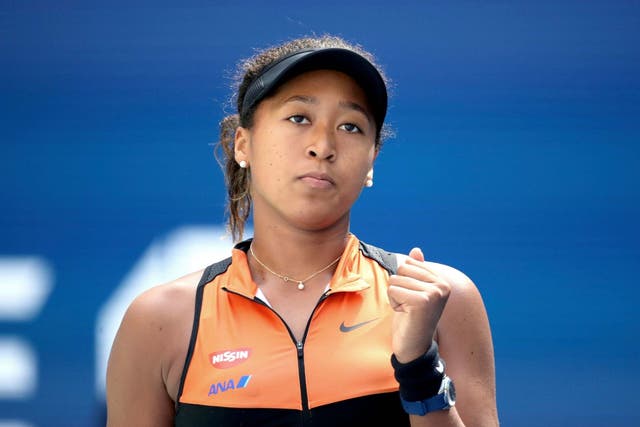 Naomi Osaka reached the second round of the US Open after beating Anna Blinkova