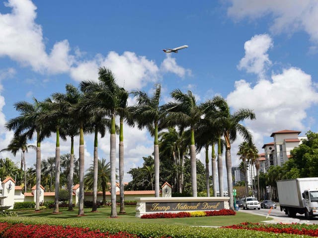 Trump is to host next year's G7 summit at his own golf resort, Doral, which has been branded less than pleasant by some