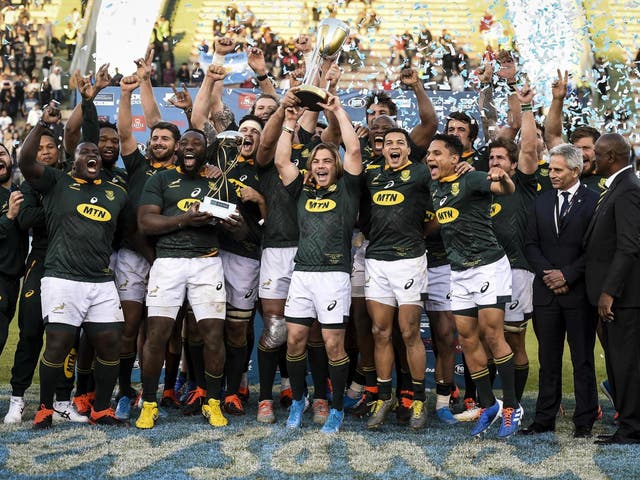 The Sprinboks are the reigning Rugby Championship holders