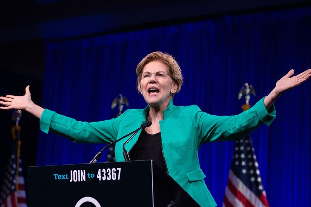 Elizabeth Warren is among top Democrats seeking to take on president in 2020