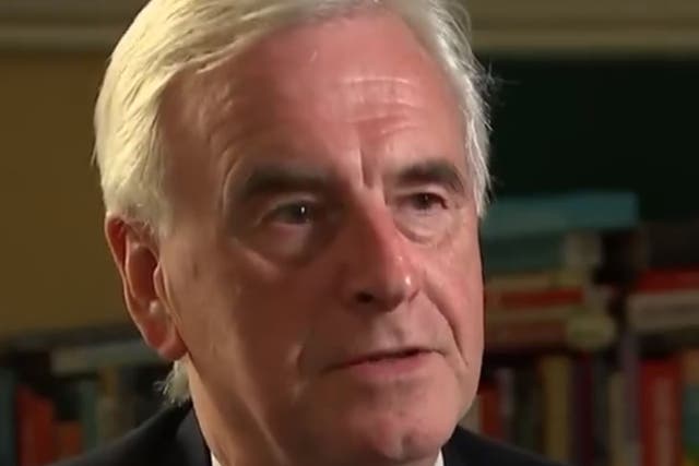 Shadow chancellor foresees general election.