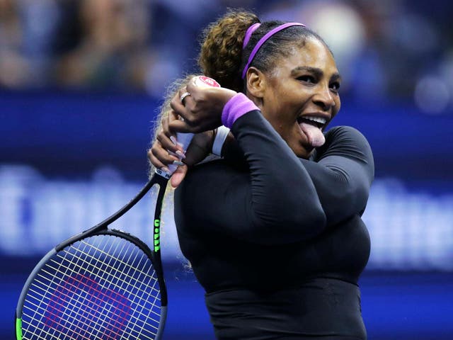 Serena Williams reached the third round of the US Open by defeating Caty McNally