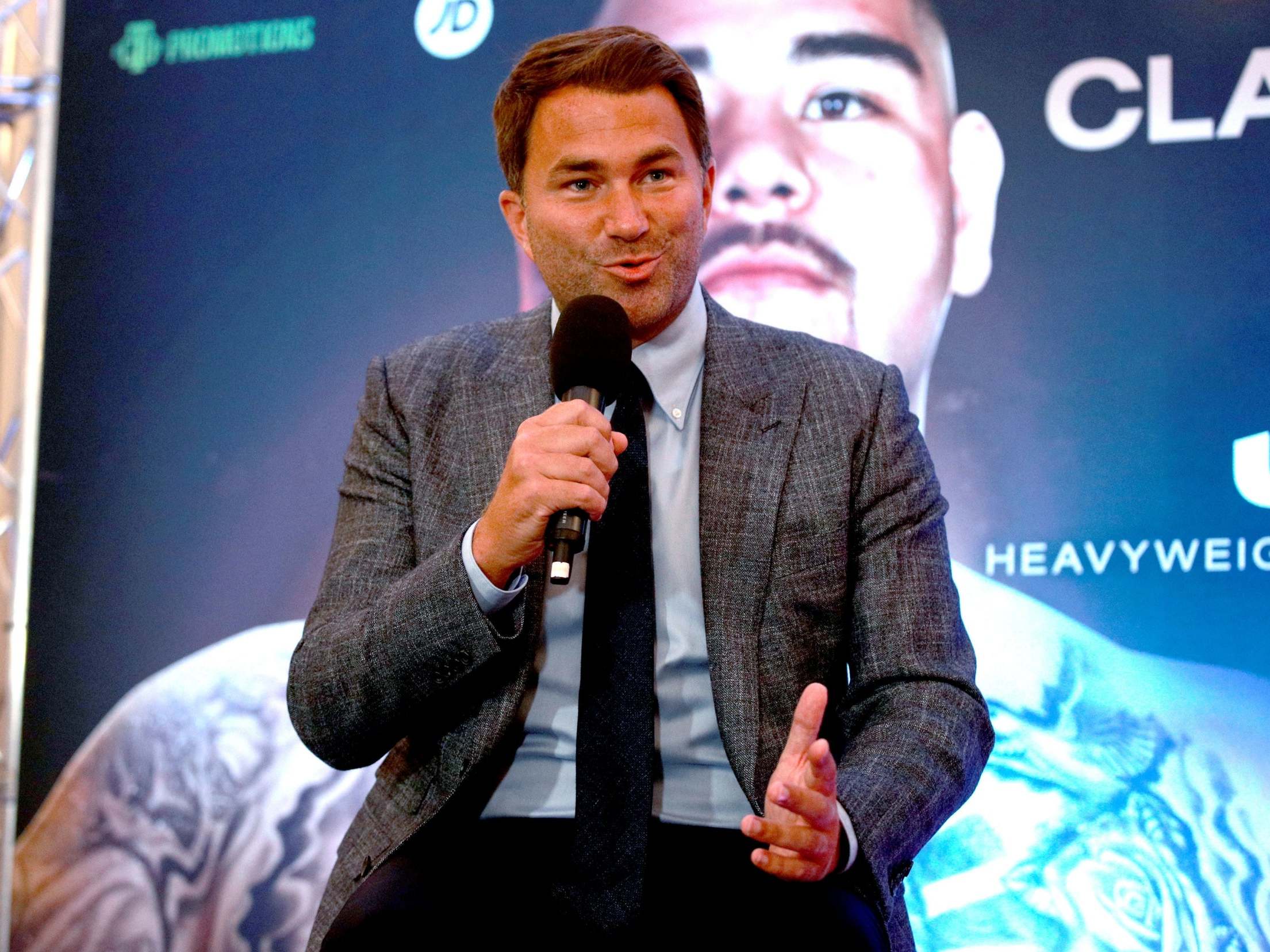 Eddie Hearn confirmed Anthony Joshua is taking a different approach to his attitude in public