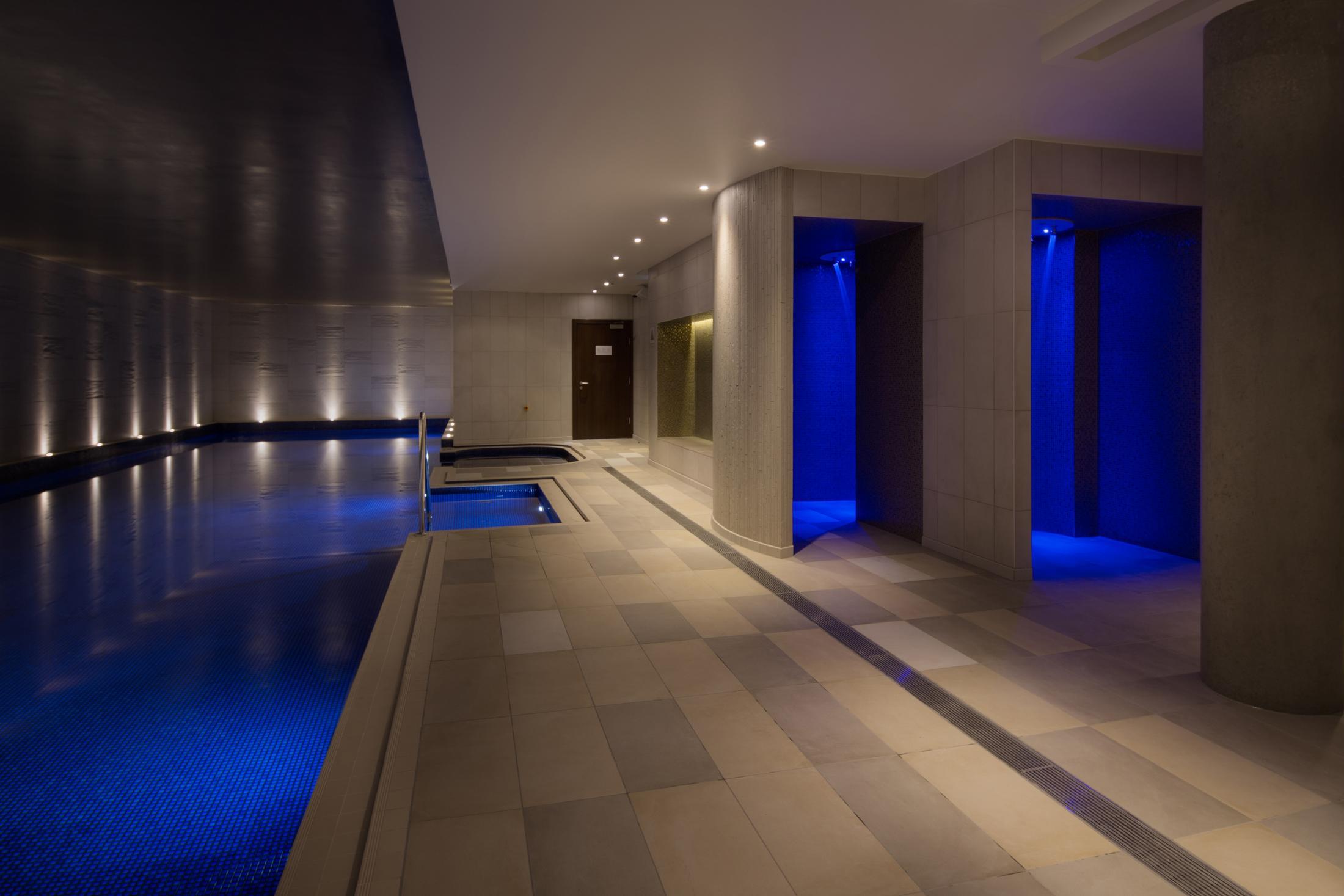 Relax in The Hilton's indoor pool