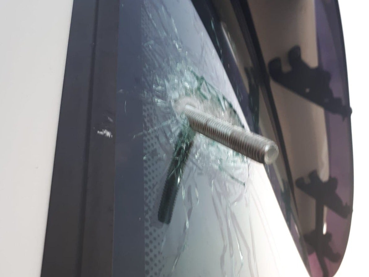 Police are investigating reports of metal bolts being thrown at lorries in Essex.