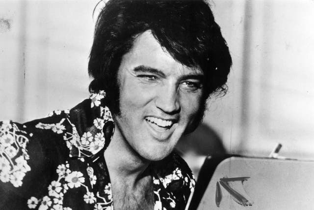Elvis Presley's hair was to be envied in a poll of 2,000 adults