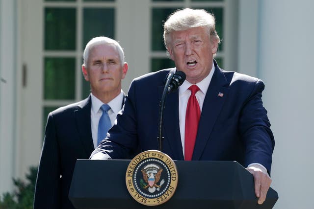 Mr Trump has said he wants to create a Space Force – a sixth branch of the armed forces