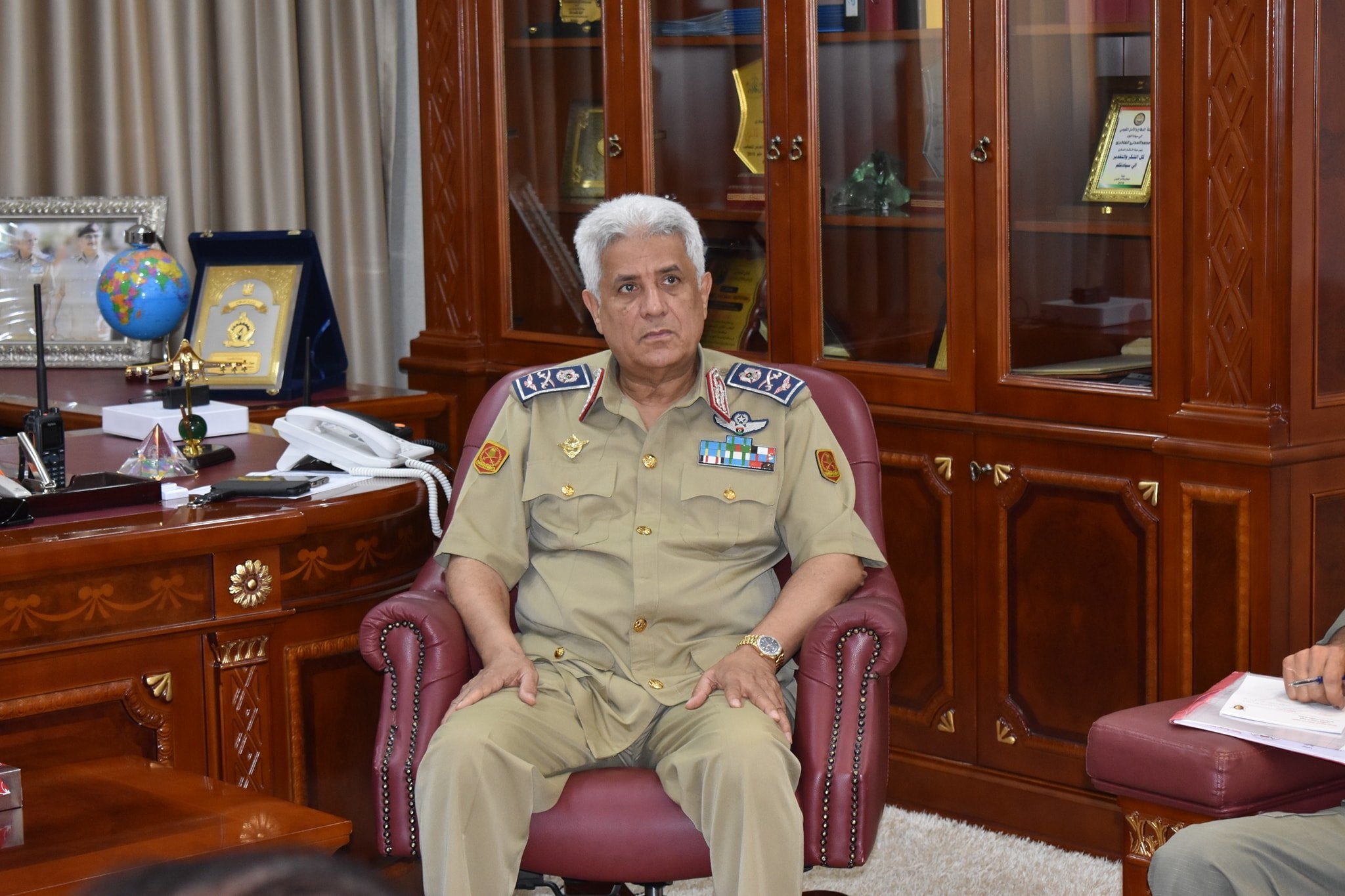 General Mohamed Al-Madani al-Fakhri, chairman of the Libyan Investment Authority