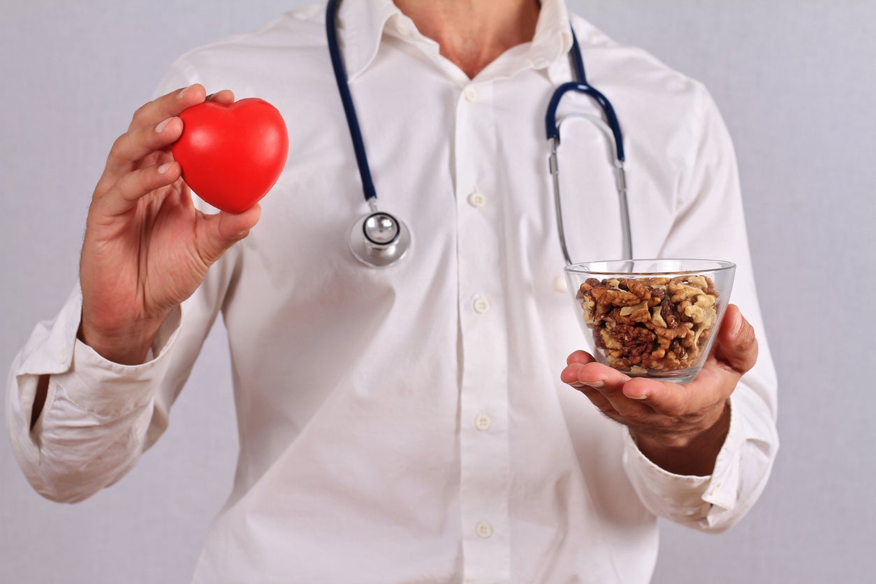 It appears the link between heart health and nuts may have already been detected by stock image photographers (Getty)