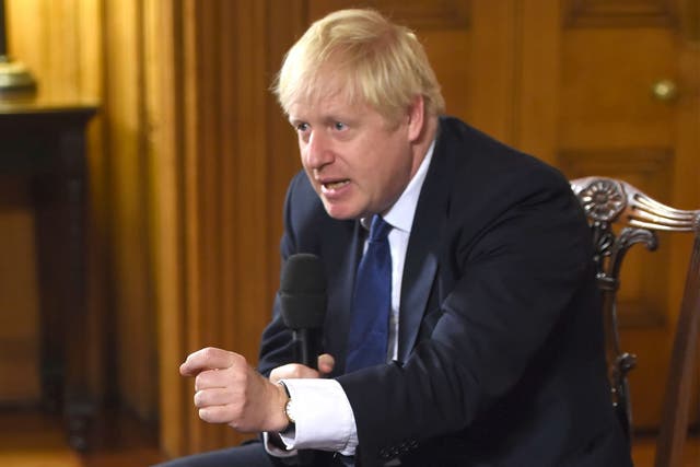 Boris Johnson has claimed that MPs opposed to no deal can only hinder his chances of securing a new agreement