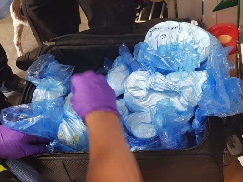 A drugs bust at Gatwick Airport on 28 August 2019 turned out to be vegan cake ingredients.