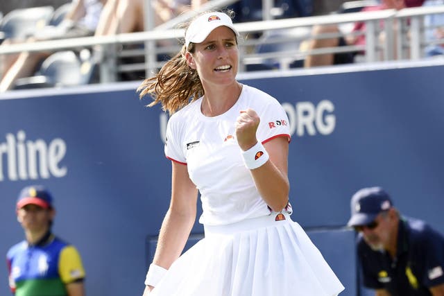 Jo Konta is into the second week of another Slam